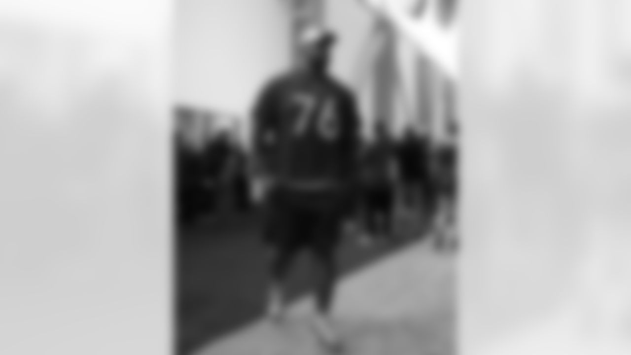 Rodger Saffold (76) during the 2023 Pro Bowl Skills Showdown on Thursday, February 2, 2023 in Henderson, Nevada.