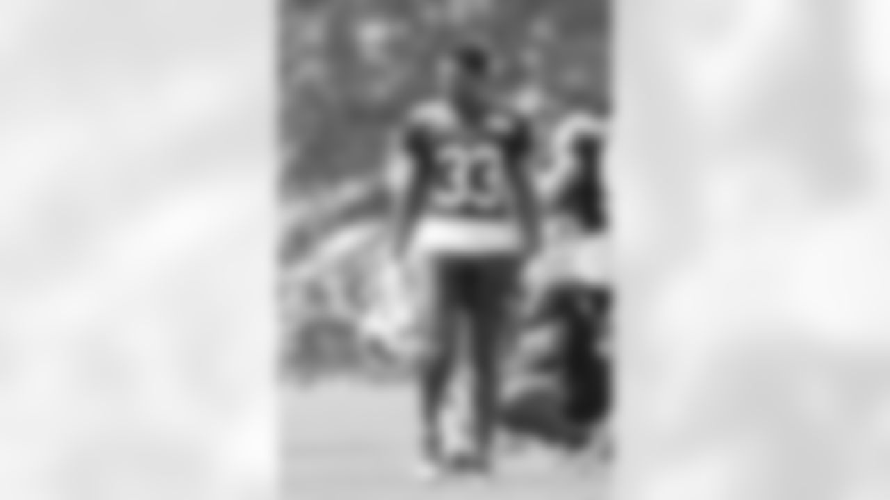Siran Neal (33). Buffalo Bills Training Camp at St. John Fisher University, July 28, 2023.
