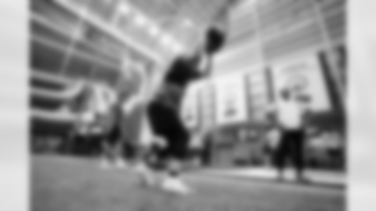 Tyler Matakevich (44). The Buffalo Bills train at One Bills Drive for the first day of OTA's on April 19, 2022. Photo by Ben Green