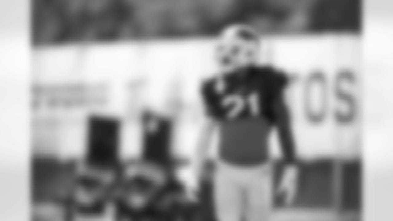 Jordan Poyer (21). Buffalo Bills Week 1 practice, September 7, 2021. Photo by Ben Green