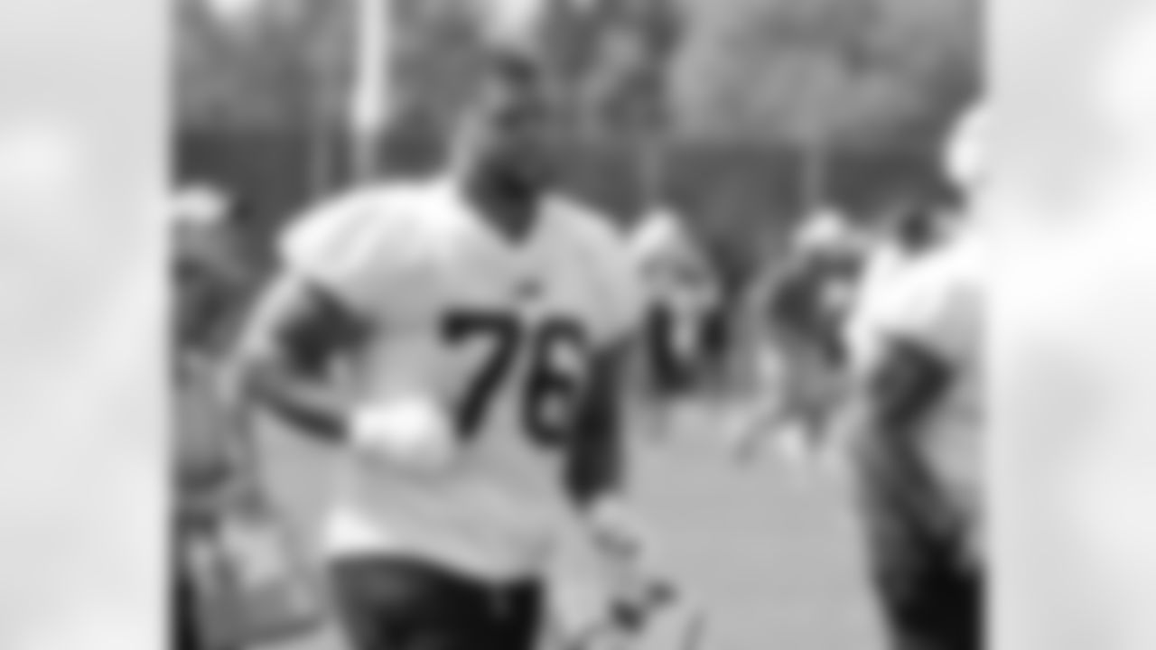Rodger Saffold (76). Buffalo Bills Training Camp, August 29, 2022 at One Bills Drive. Photo by Bill Wippert