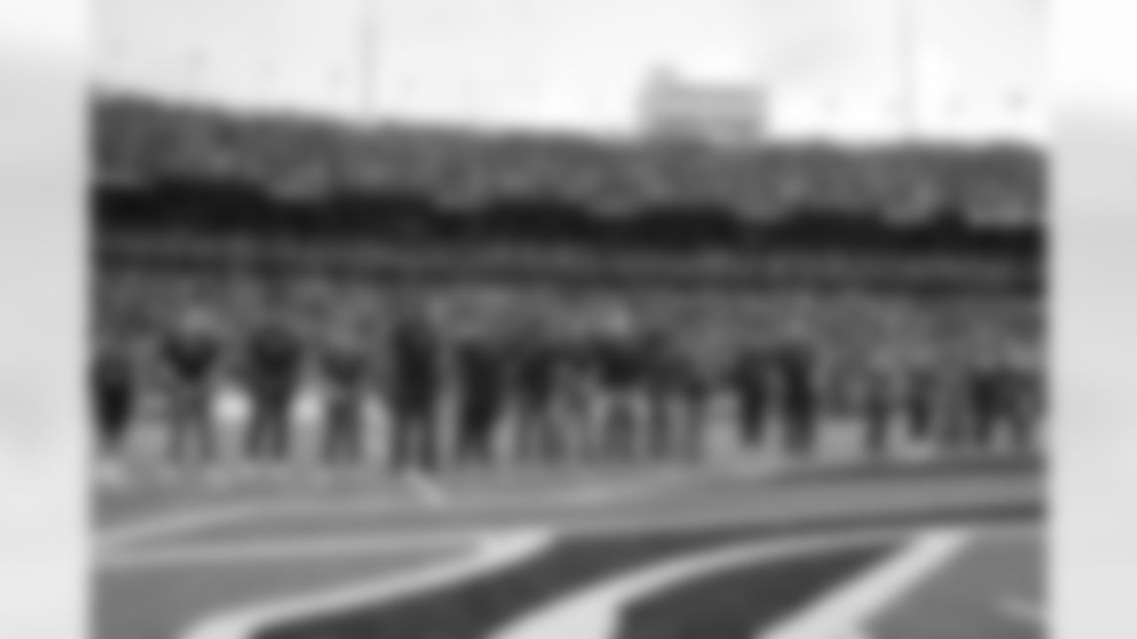 On September 19, 2022, the Bills held a pregame ceremony to honor the 10 lives lost, those injured, and those who responded to the tragic mass shooting that occurred at the Tops Supermarket in East Buffalo.