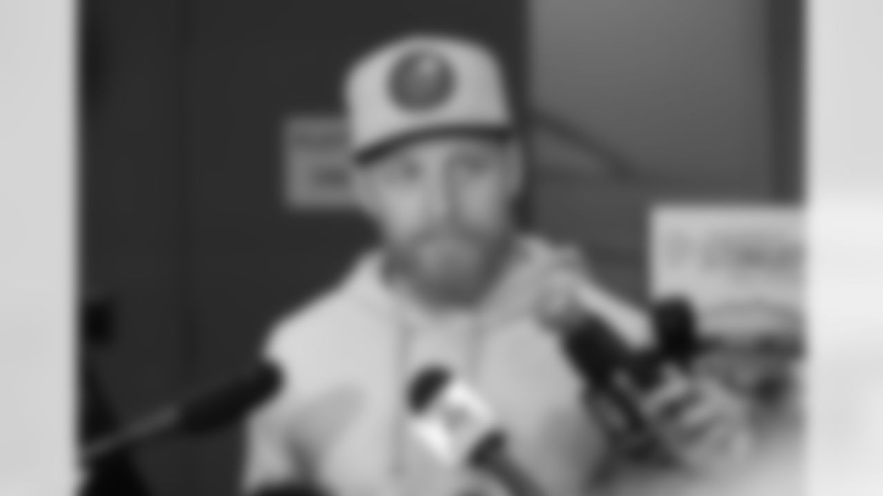 Cole Beasley at Buffalo Bills media availabilities, January 23, 2023 at One Bills Drive.