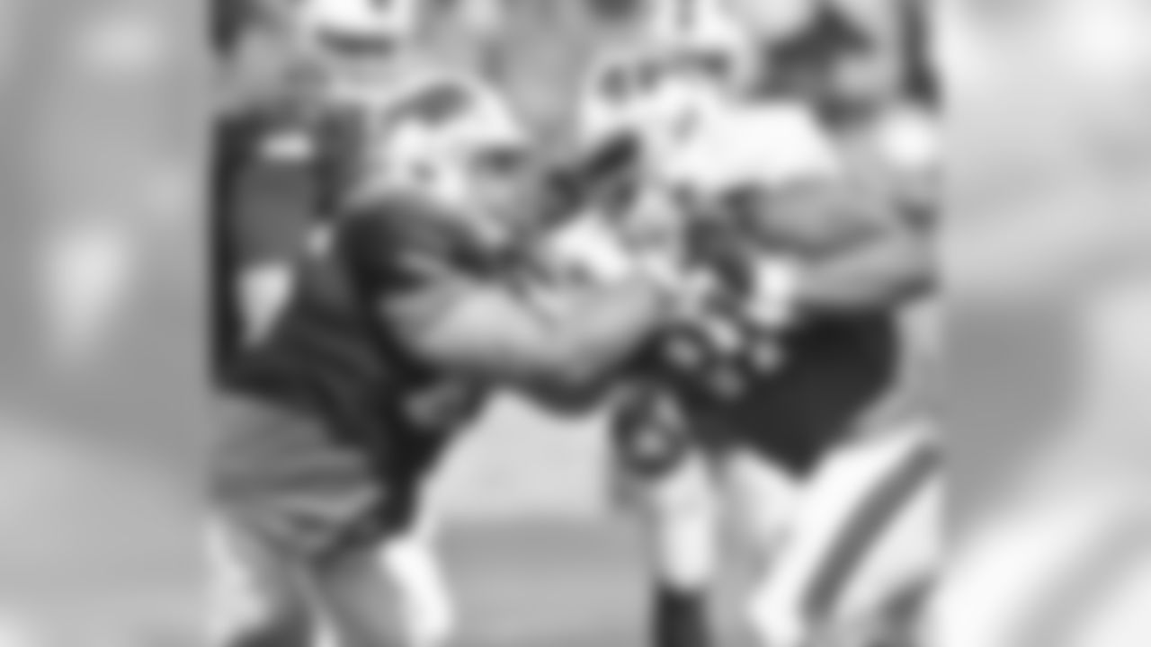 July 29, 2018, Pittsford, NY: John Hughes 91 in day four action from Buffalo Bills training camp at St. John Fisher College.
(Craig Melvin/Buffalo Bills)