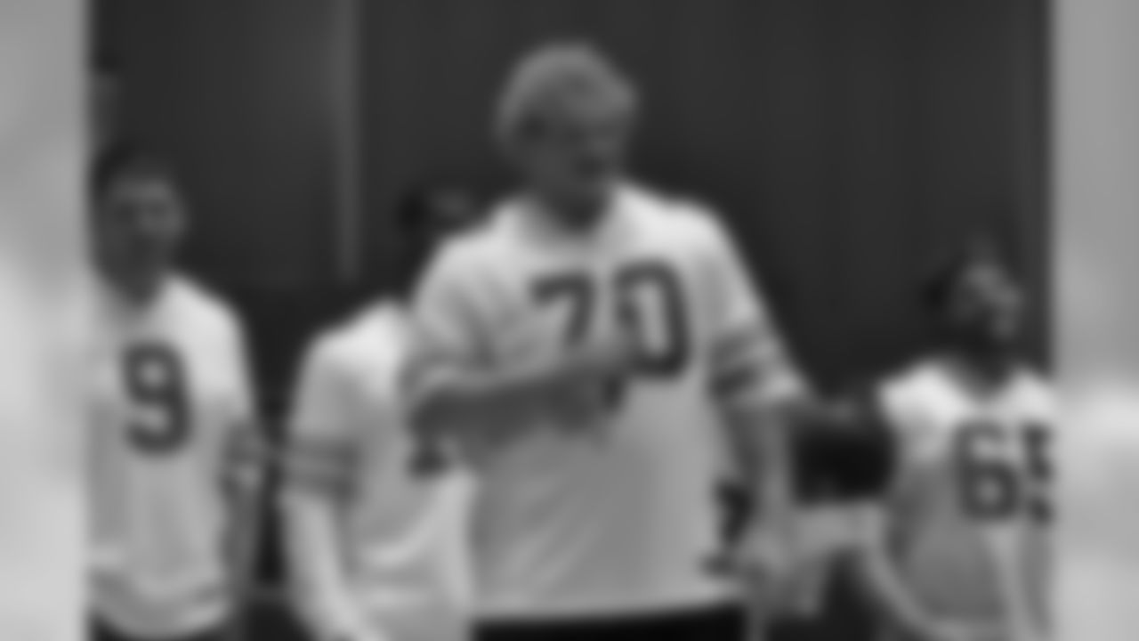 Center Eric Wood (No. 70) - 2012