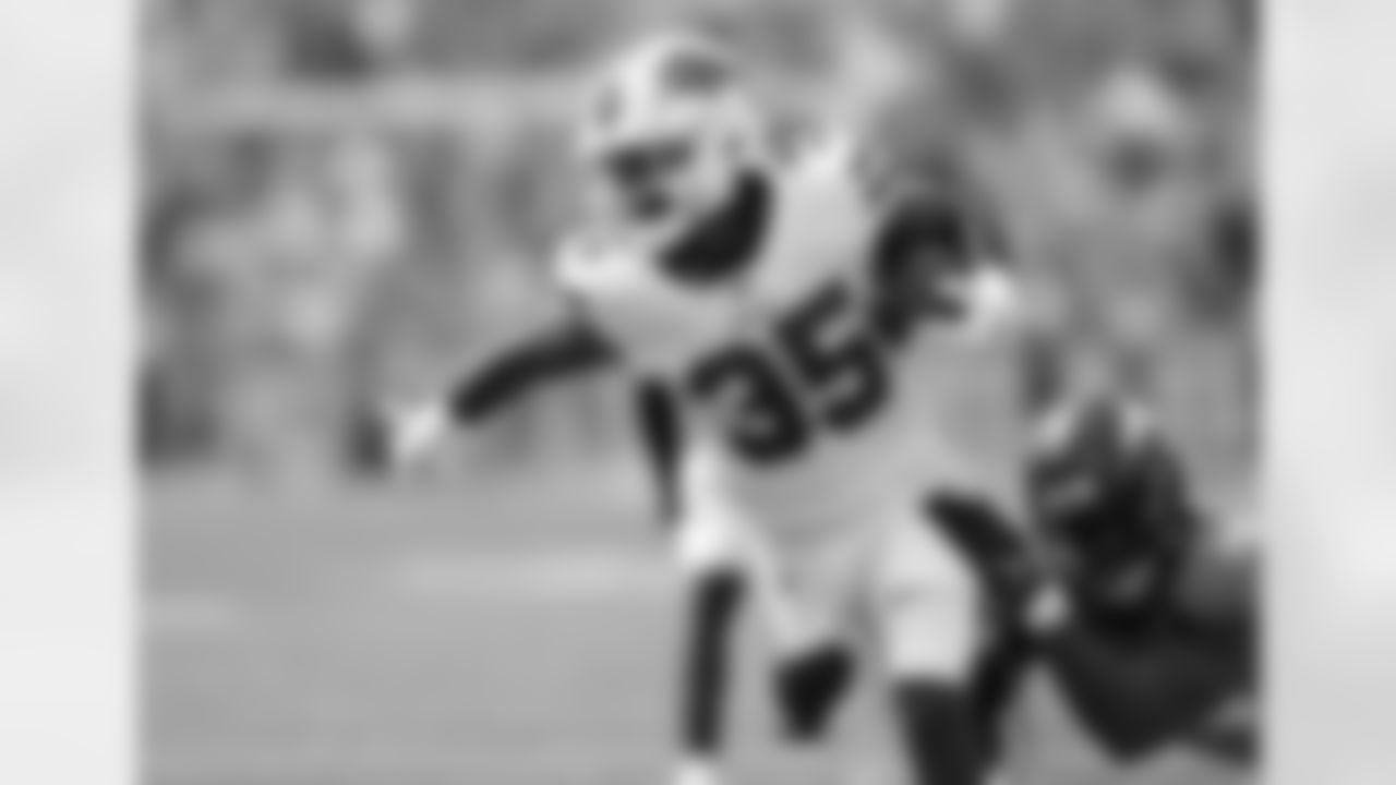 Raheem Blackshear (35). Buffalo Bills vs Denver Broncos, Preseason Week 2, August 20, 2022 at Highmark Stadium. Photo by Craig Melvin