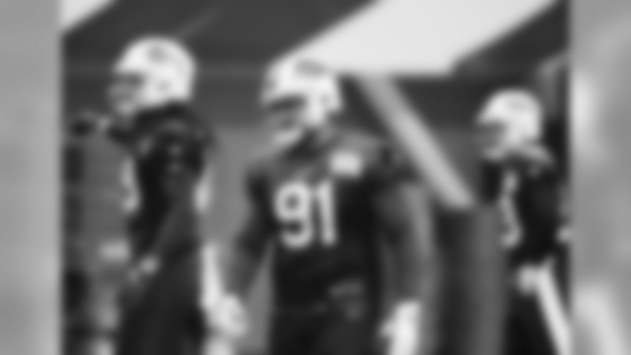 Buffalo Bills practice for Wild Card Playoff game at One Bills Drive, January 1, 2020.
Photo by Bill Wippert
