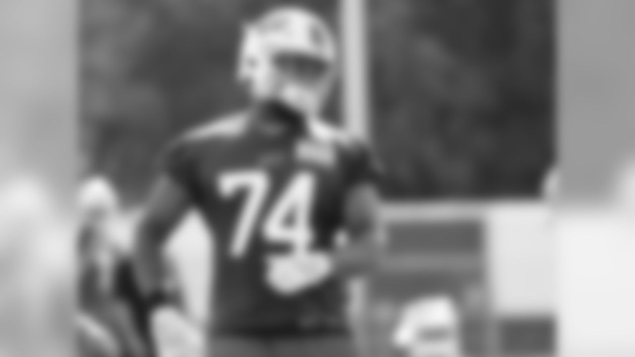 Tanzel Smart (74). Buffalo Bills Training Camp, August 19, 2020.
Photo by Bill Wippert