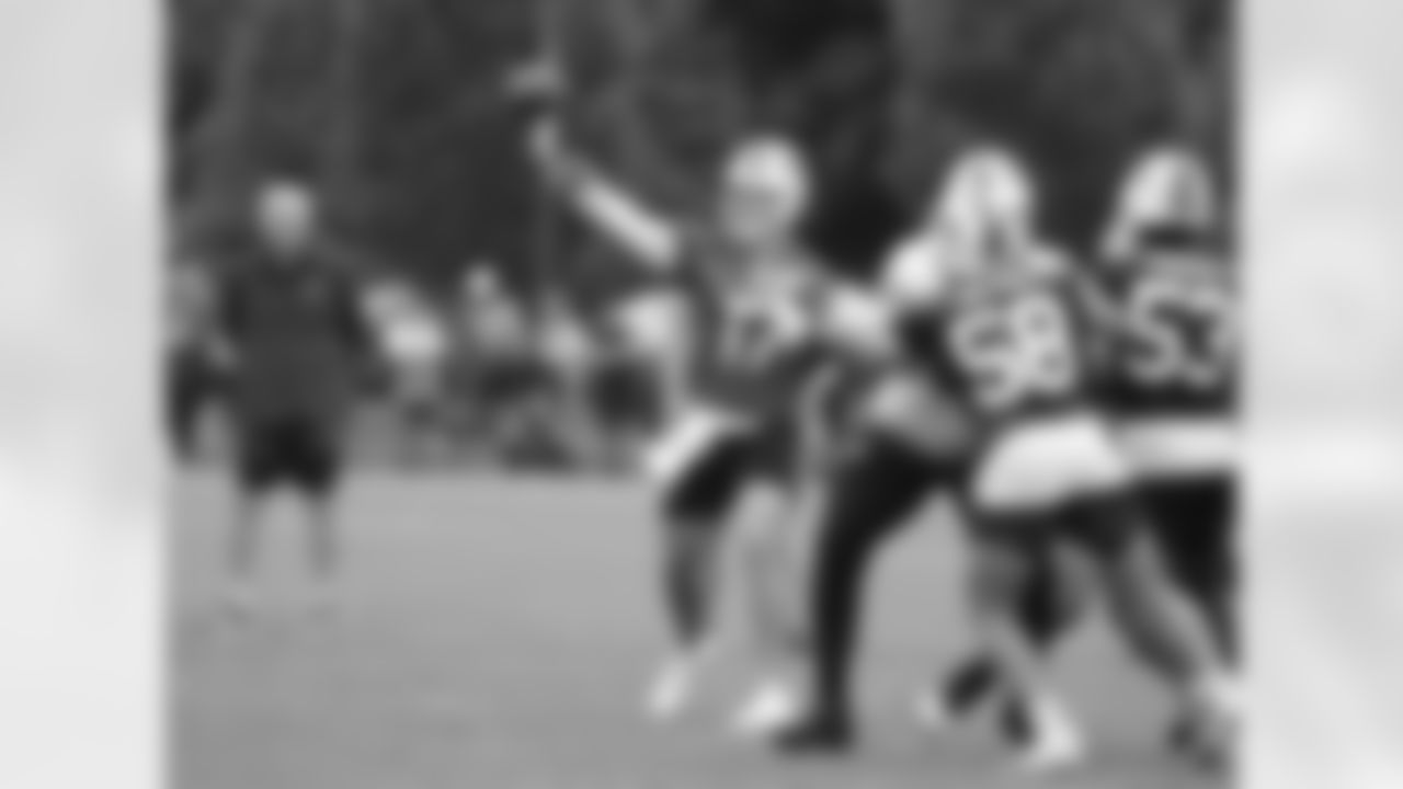 Josh Allen (17). Buffalo Bills Training Camp at St. John Fisher University, August 10, 2023.