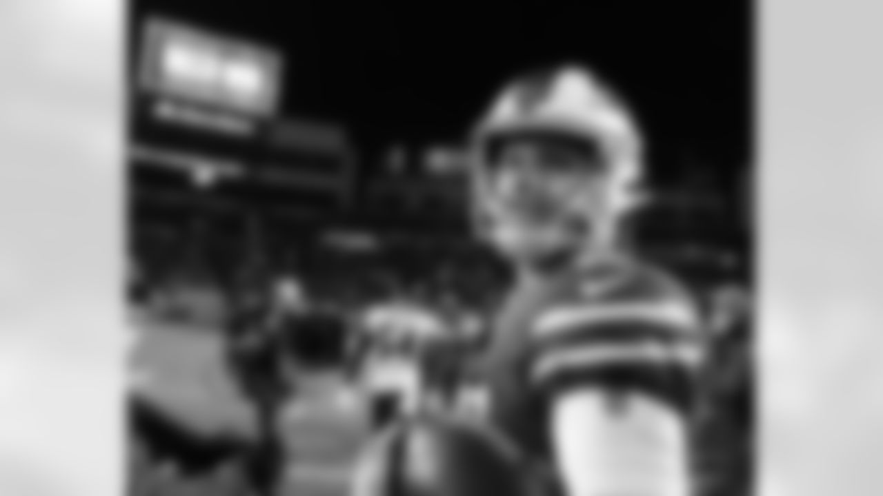 Josh Allen (17) postgame. Buffalo Bills vs Baltimore Ravens, Divisional Playoff Game, January 16, 2021 at Bills Stadium.
Photo by Bill Wippert