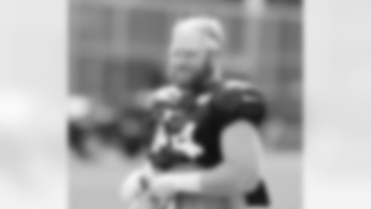 Tyler Matakevich (44). Buffalo Bills Training Camp at One Bills Drive, August 17, 2022. Photo by Bill Wippert