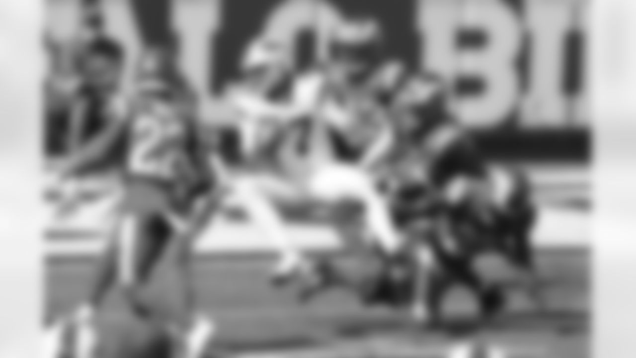 Josh Allen (17) gets hit. Buffalo Bills vs Los Angeles Rams, September 27, 2020 at Bills Stadium.
Photo by Sara Schmidle