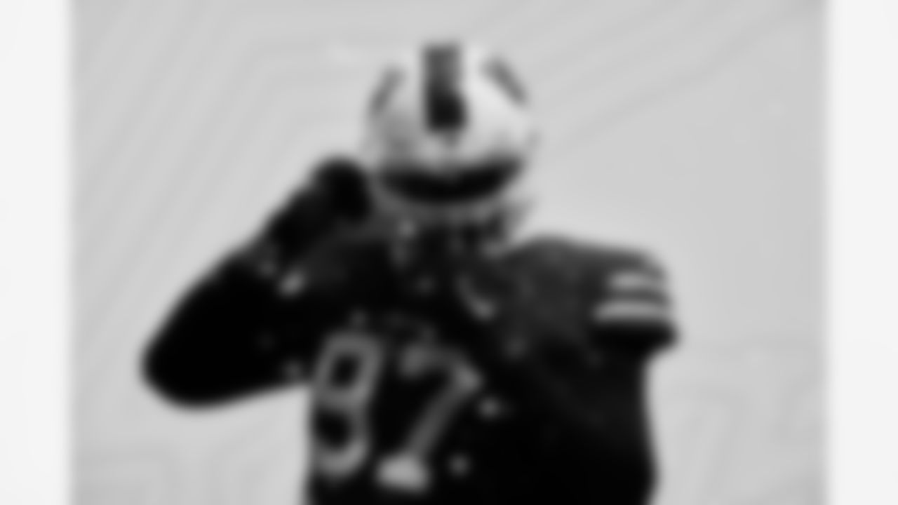 Jordan Phillips (97) at Buffalo Bills Media Day, June 12, 2023 in Orchard Park, NY.