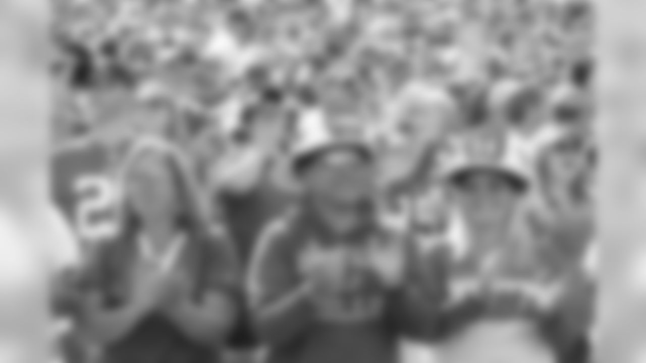 Bills fans at New Era Field for the home opener against the Jets.