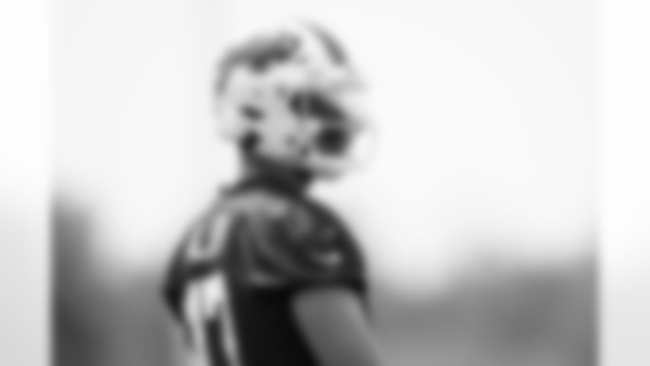 Josh Allen (17). Week Three of Buffalo Bills OTA's on June 6, 2022.  Photo by Ben Green