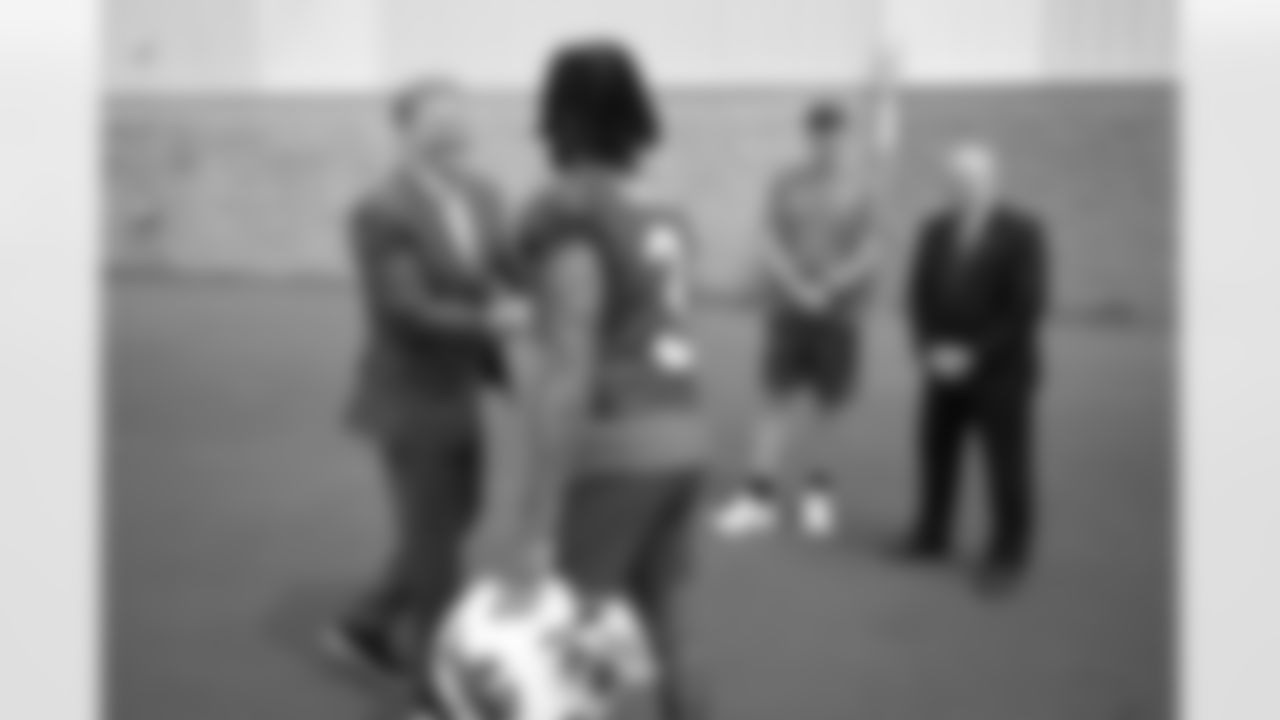 NFL Commissioner Roger Goodell tours Buffalo Bills OTA workouts, June 5, 2023 at One Bills Drive.