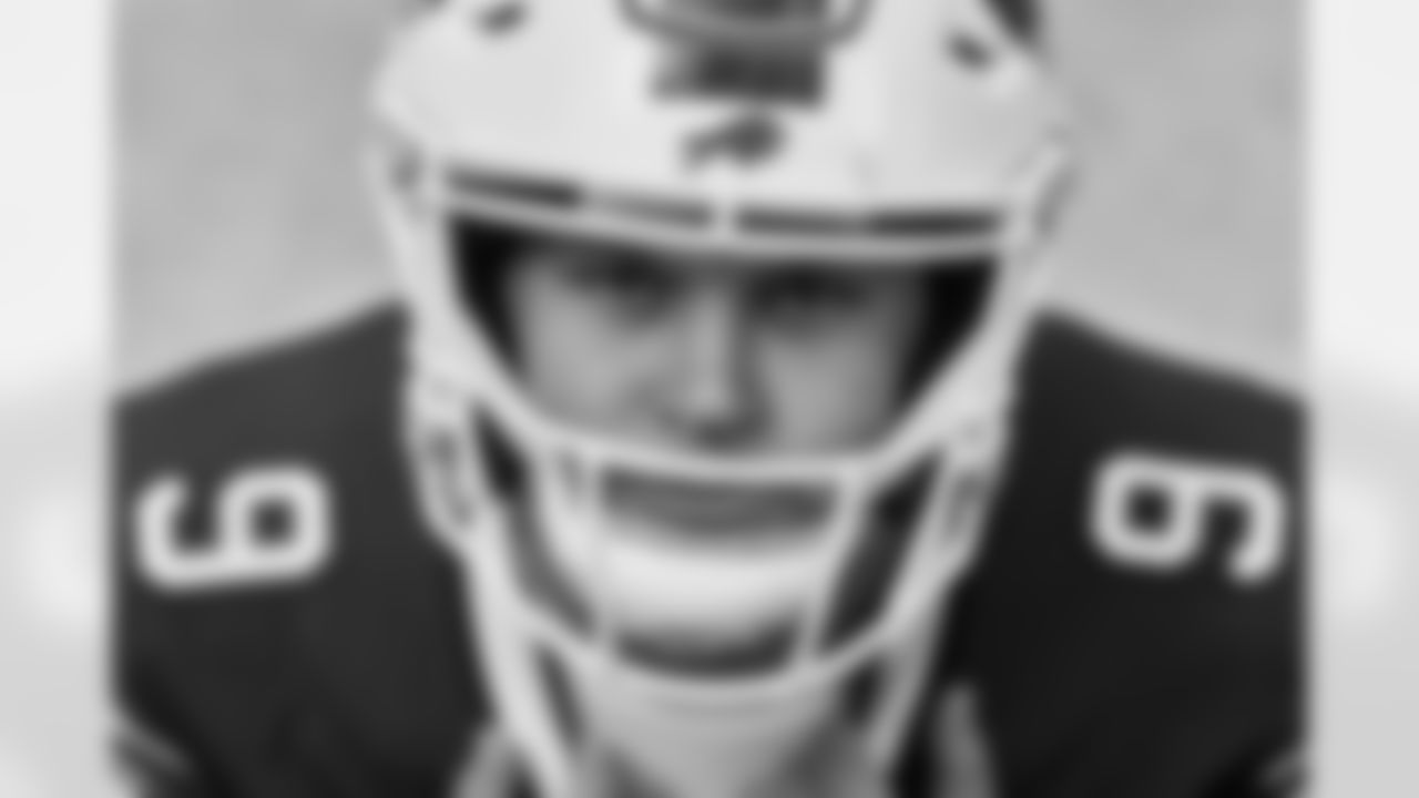 Kyle Allen (9) at Buffalo Bills Media Day, June 12, 2023 in Orchard Park, NY.