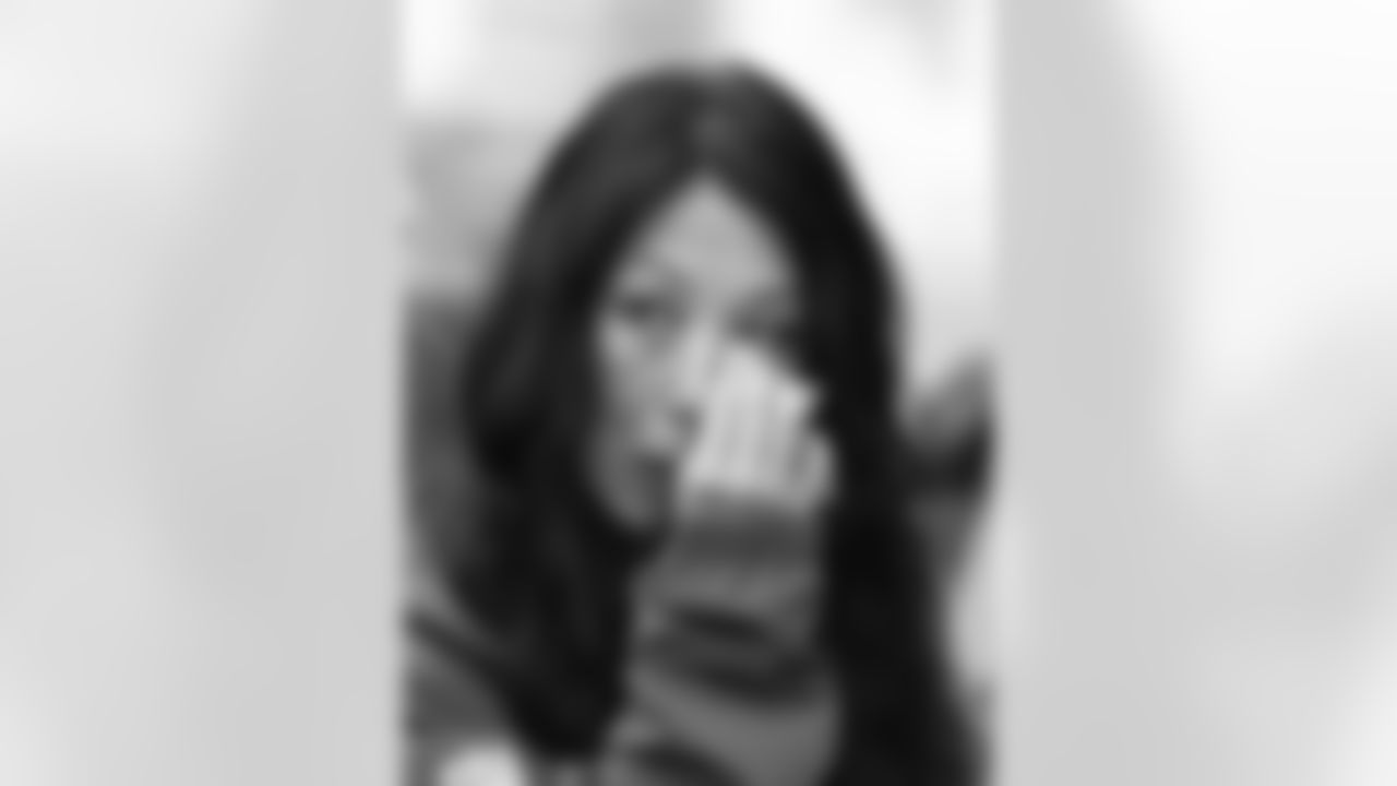 Kim Pegula visits the Jefferson Avenue site of Saturday's tragedy in Buffalo, May 19, 2022.
Photo by Bill Wippert