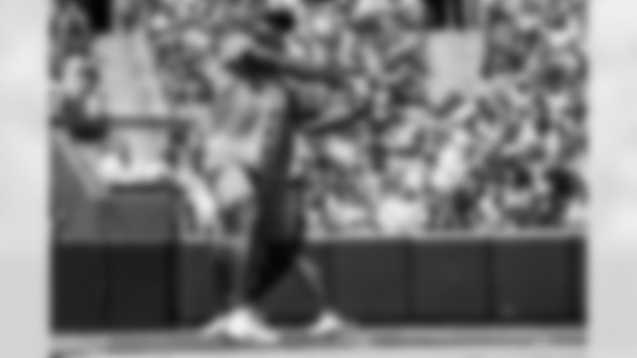 Marquez Stevenson (5) during the Micah Hyde Charity Softball Game at Sahlen Field on May 15, 2022. Photo by Ben Green