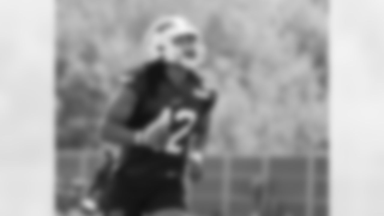 Dorian Williams (42). Buffalo Bills Organized Team Activity, May 30, 2023 at One Bills Drive.