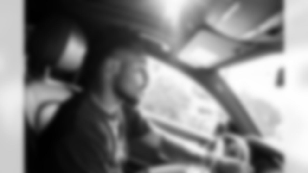 Isaiah McKenzie drives to his restaurant during the 2022 off-season in Miami, Florida. Photo by Ben Green