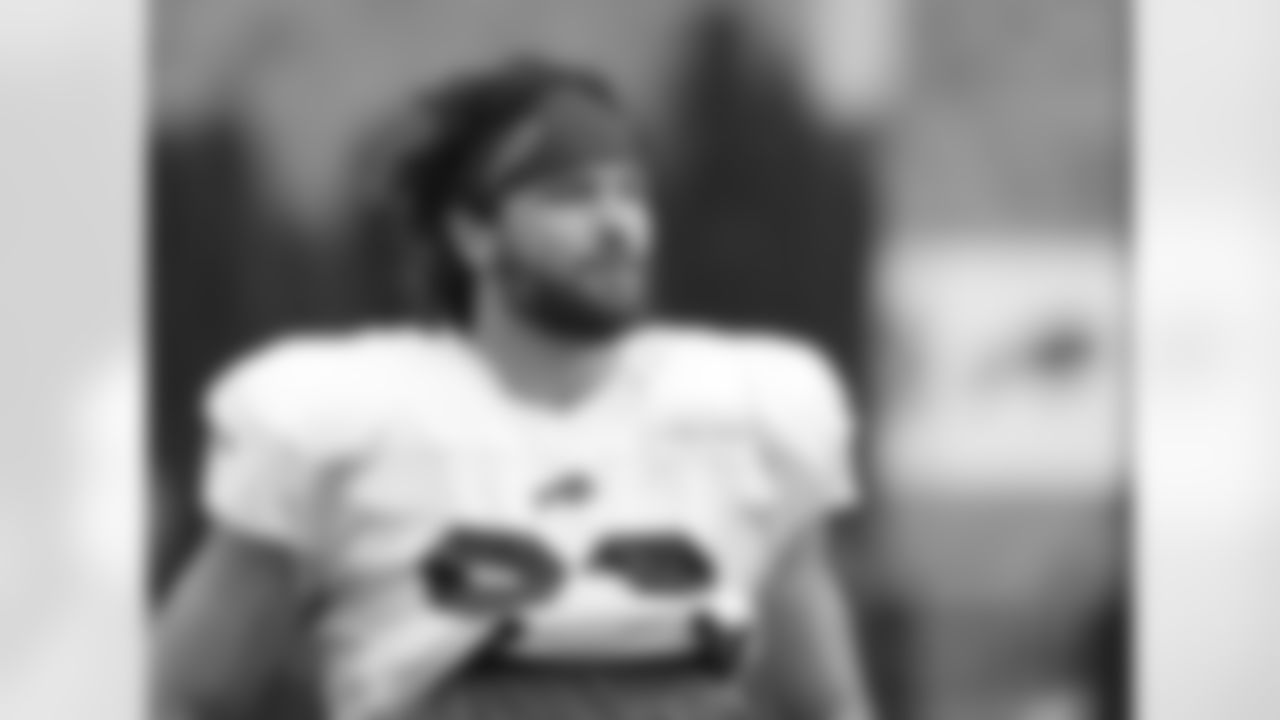 Dawson Knox (88). Buffalo Bills Training Camp at St. John Fisher University, August 1, 2023.