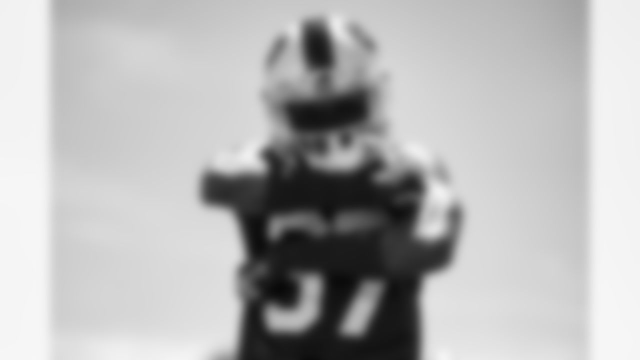 Olaijah Griffin (37) during Day One of Buffalo Bills Mandatory Minicamp, on June 14, 2022. Photo by Ben Green