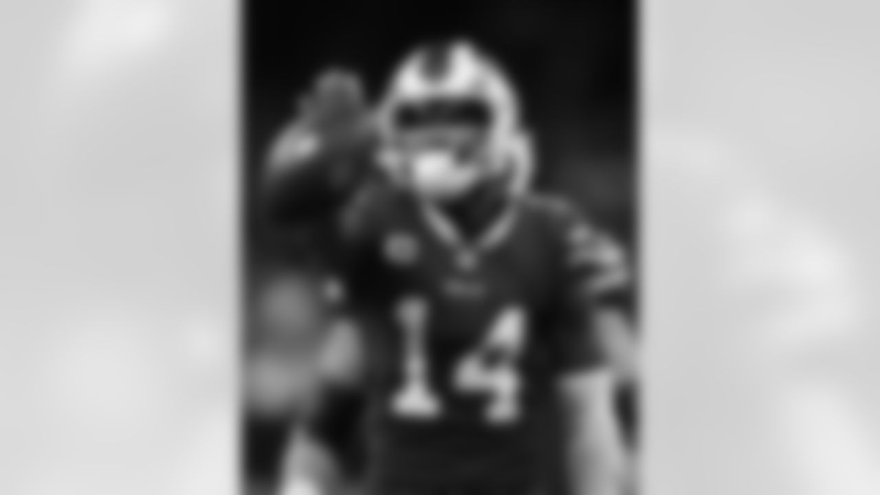 Stefon Diggs (14) Buffalo Bills at New Orleans Saints at Caesers Dome, November 25, 2021. Photo by Brett Carlsen
