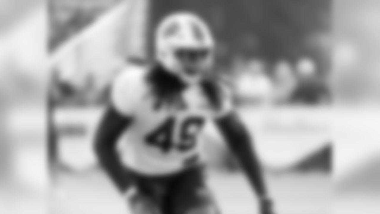 Buffalo Bills linebacker Tremaine Edmunds (49) - 2018 Buffalo Bills Training Camp at St. John Fisher College, August 15, 2018.
Photo by Bill Wippert