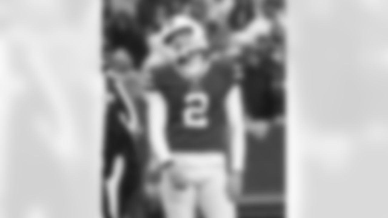 Tyler Bass (2) Buffalo Bills vs Indianapolis Colts at Highmark Stadium, November 21, 2021. Photo by Bill Wippert