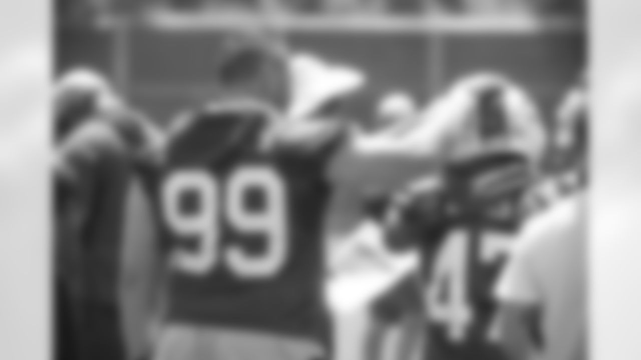 Tremaine Edmunds (49), Cam Lewis (47). Buffalo Bills Organized Team Activity. June 10, 2021. Photo by Bill Wippert