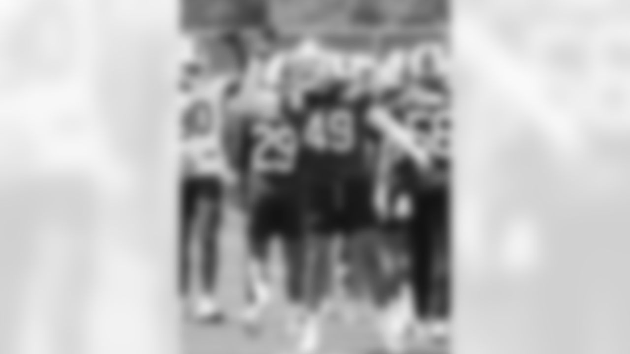 Shayne Ray (49). Buffalo Bills Organized Team Activity, May 30, 2023 at One Bills Drive.