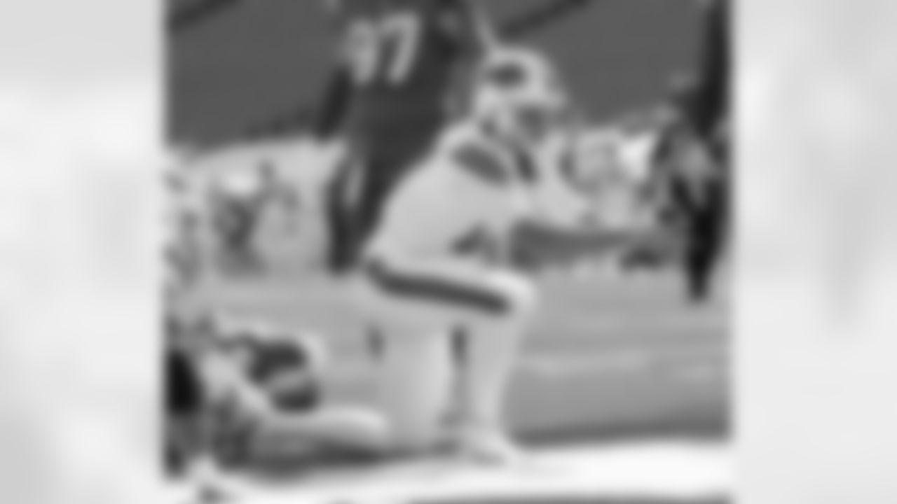 Josh Allen (17) touchdown Buffalo Bills vs Los Angeles Rams, September 27, 2020 at Bills Stadium.
Photo by Bill Wippert