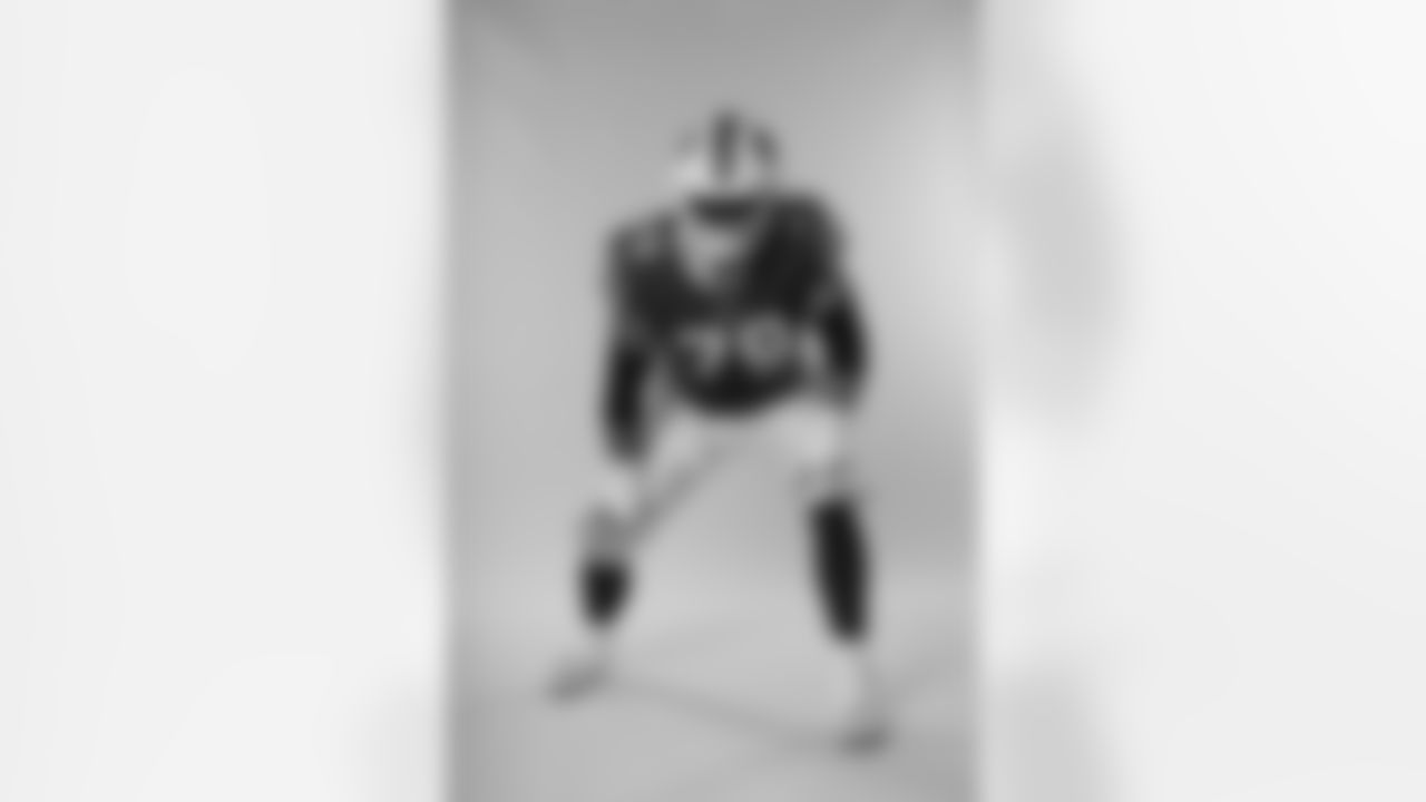 Spencer Brown (79) at Buffalo Bills Media Day, June 12, 2023.