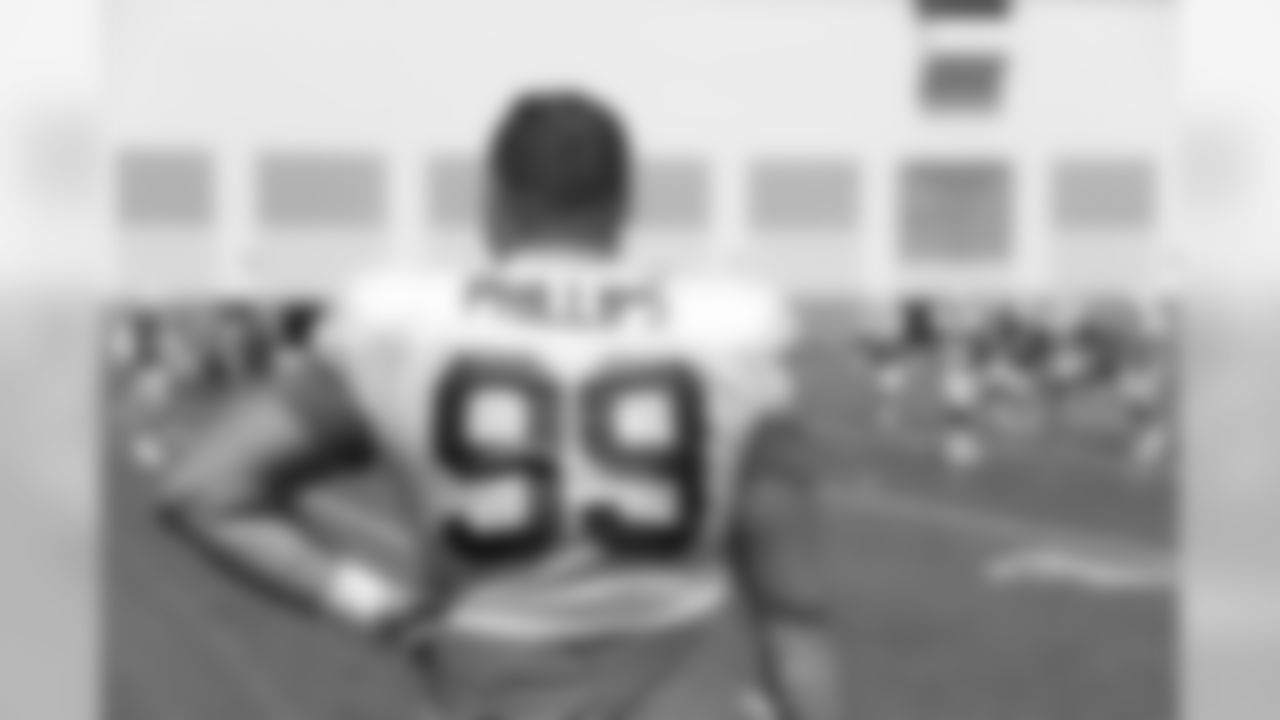 Buffalo Bills defensive tackle Harrison Phillips (99). Buffalo Bills prepare for Week One at ADPRO Sports Training Center, September 5, 2018.
Photo by Bill Wippert