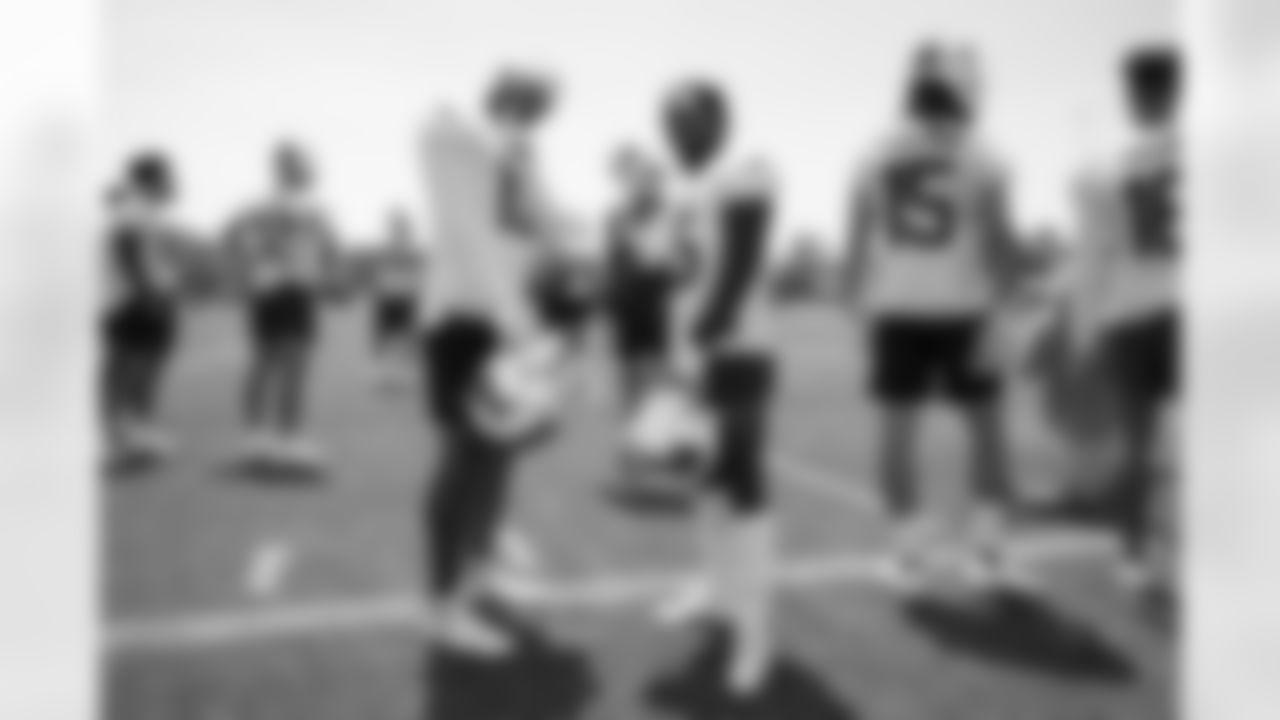 Gabriel Davis (13) and Isaiah McKenzie (6). Week Two of Buffalo Bills OTA's, May 31, 2022. Photo by Ben Green