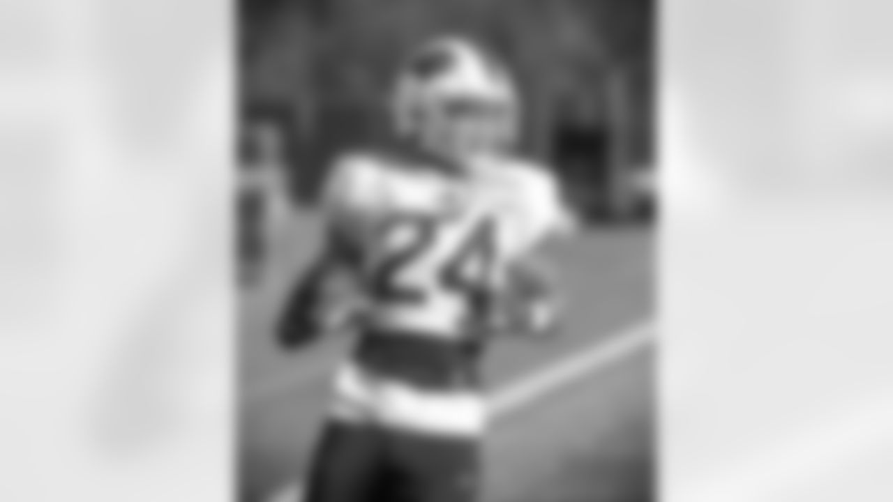 Taron Johnson (24). Buffalo Bills Week 9 practice, November 4, 2020.
Photo by Bill Wippert