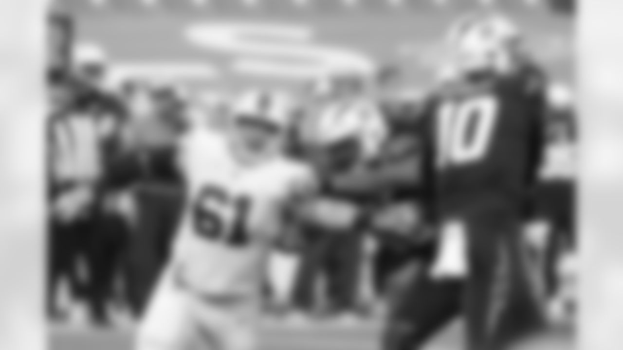Justin Zimmer (61) Buffalo Bills vs Los Angeles Chargers, November 29, 2020 at Bills Stadium.
Photo by Sara Schmidle