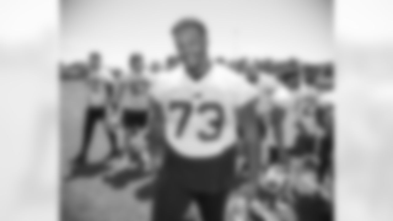 Dion Dawkins (73). Buffalo Bills Minicamp, June 14, 2022. Photo by Bill Wippert