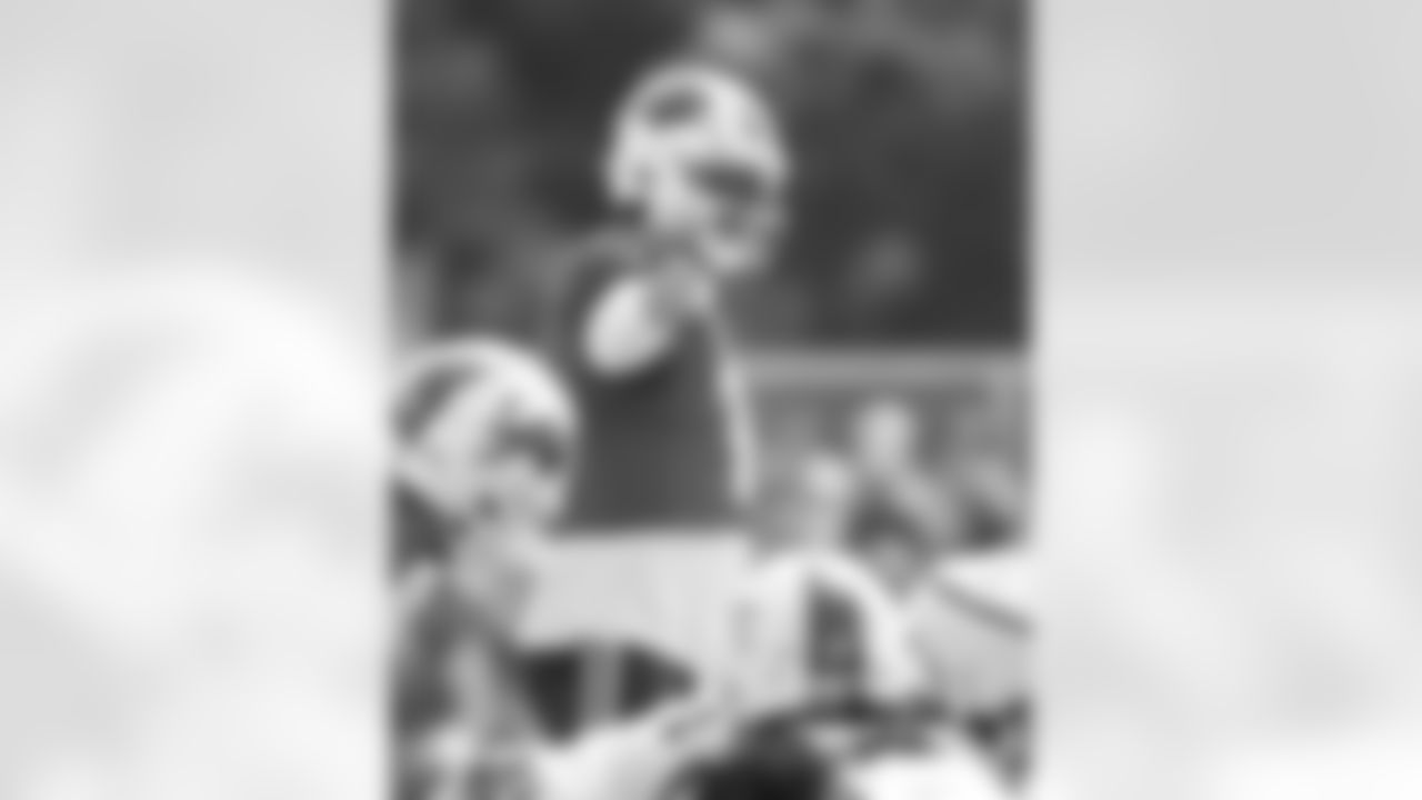 Josh Allen (17). Buffalo Bills Training Camp at St. John Fisher University, August 9, 2023.