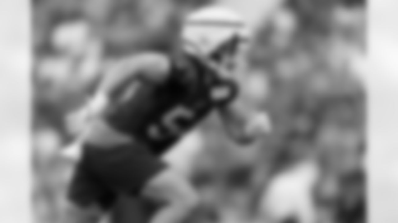 Baylon Spector (54). Buffalo Bills Training Camp at St. John Fisher University, July 27, 2023.