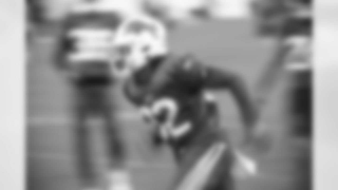 Rachad Wildgoose (32). Buffalo Bills Training Camp, August 17, 2021. Photo by Bill Wippert