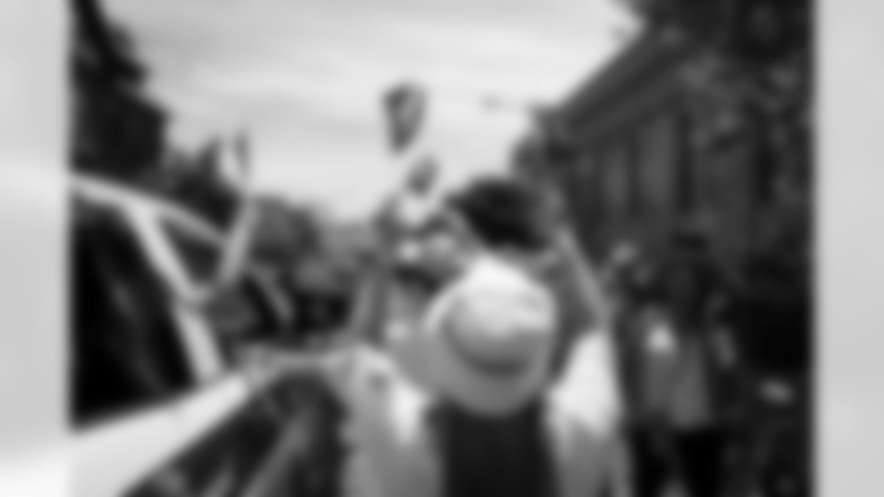 Staff members from Pegula Sports & Entertainment, the Buffalo Bills, Sabres, and Bandits participated in the Buffalo Pride Parade on June 5, 2022. Photo by Ben Green