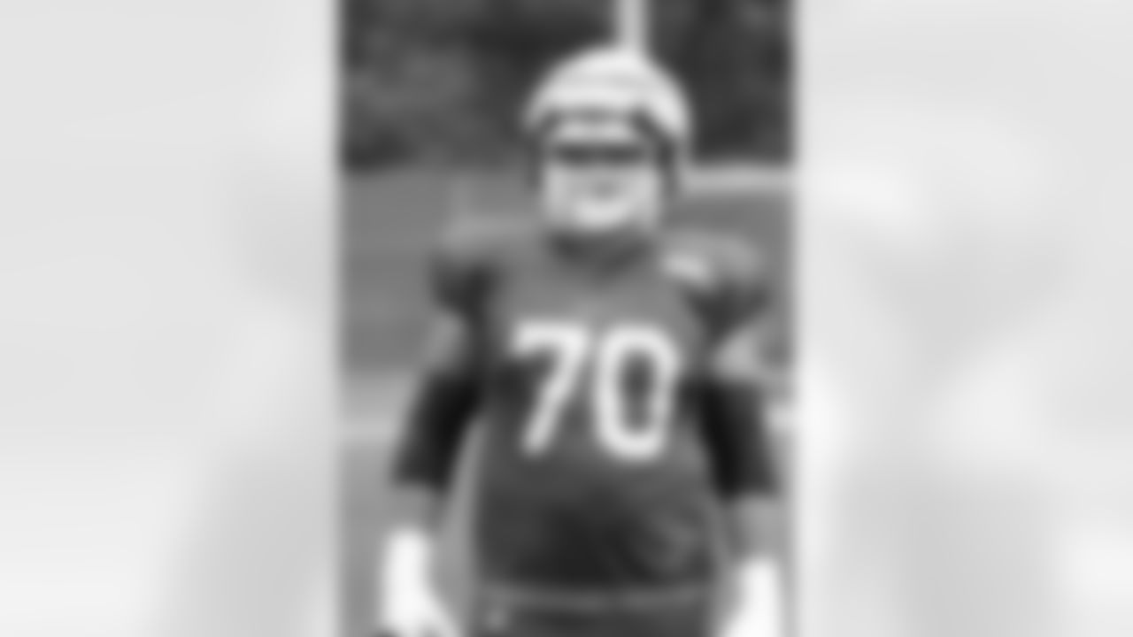 Alec Anderson (70). Buffalo Bills Week 1 Practice, September 4, 2022 at One Bills Drive. Photo by Bill Wippert