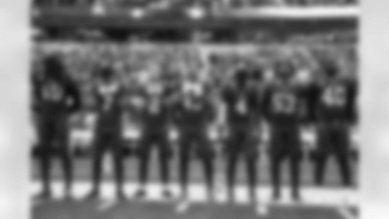 Anthem. Buffalo Bills vs Los Angeles Rams, Week 1, September 8, 2022 at SoFi Stadium.
