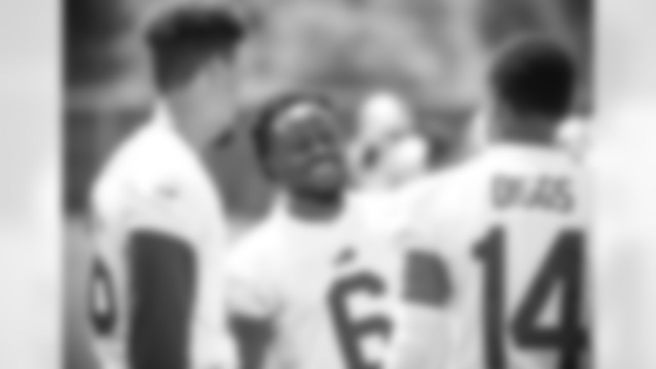 Isaiah Hodgins (16), Isaiah McKenzie (6), Stefon Diggs (14). Week One of Buffalo Bills OTA's, May 24, 2022. Photo by Bill Wippert