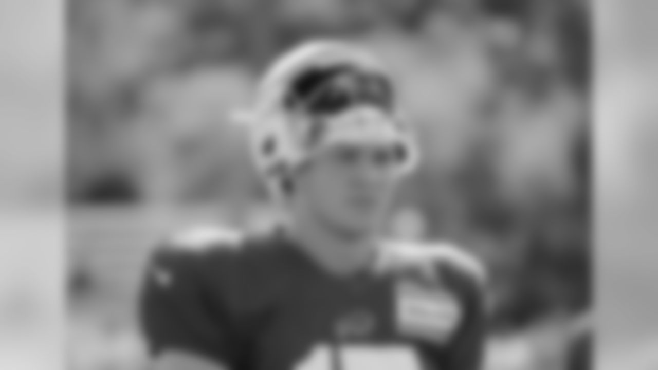 Buffalo Bills qb Josh Allen #17 - 2018 Buffalo Bills Training Camp at St. John Fisher College.
Photo by Bill Wippert
July 28, 2018