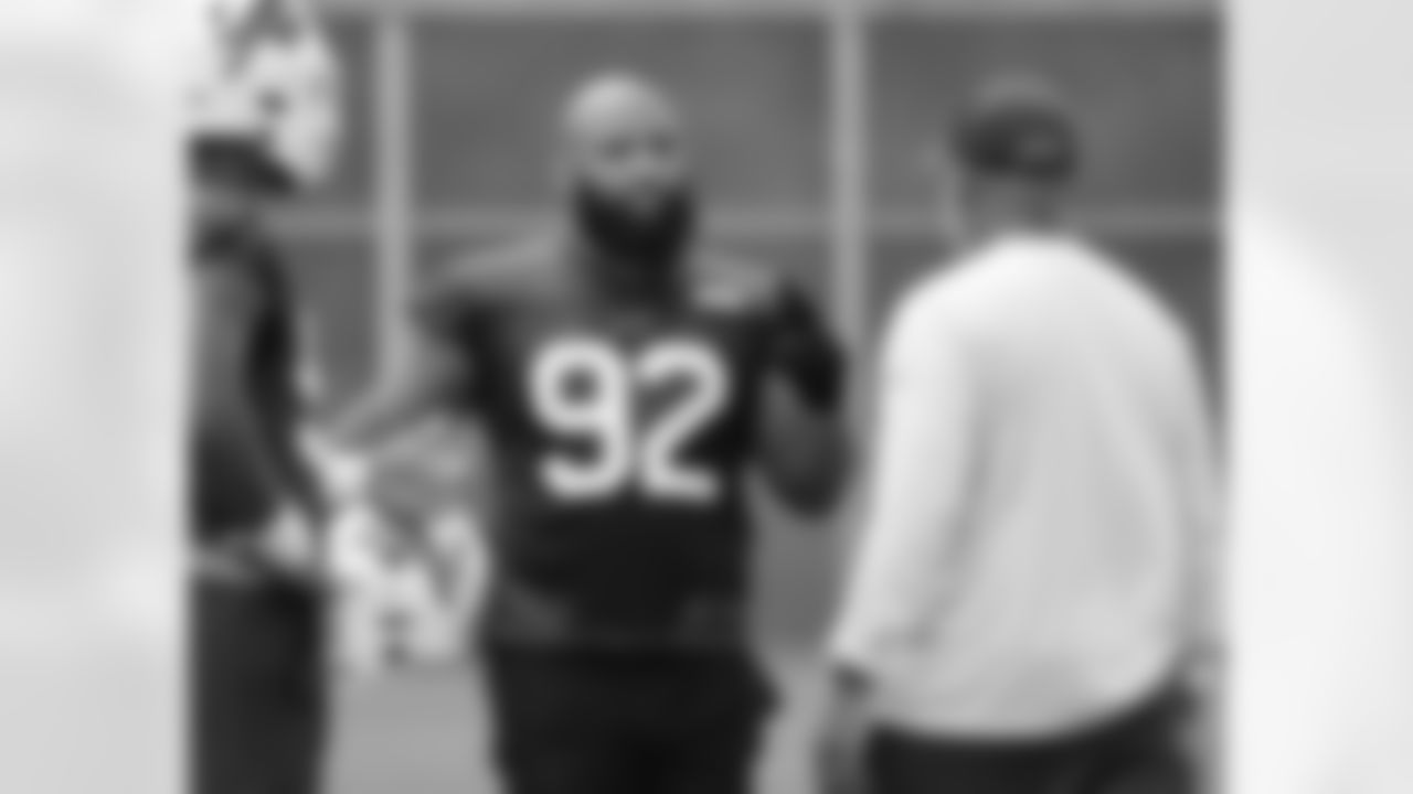 DaQuan Jones (92). Buffalo Bills Training Camp, August 29, 2022 at One Bills Drive. Photo by Bill Wippert