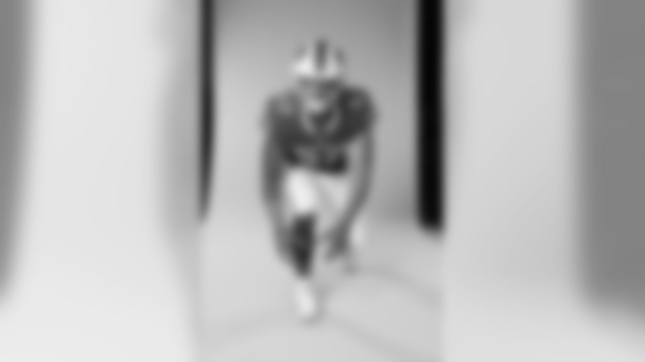 A.J. Epenesa. Buffalo Bills Media Day, July 26, 2020.
Photo by Bill Wippert