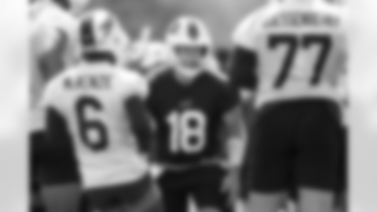 Case Keenum (18). Week Two of Buffalo Bills OTA's, May 31, 2022. Photo by Ben Green